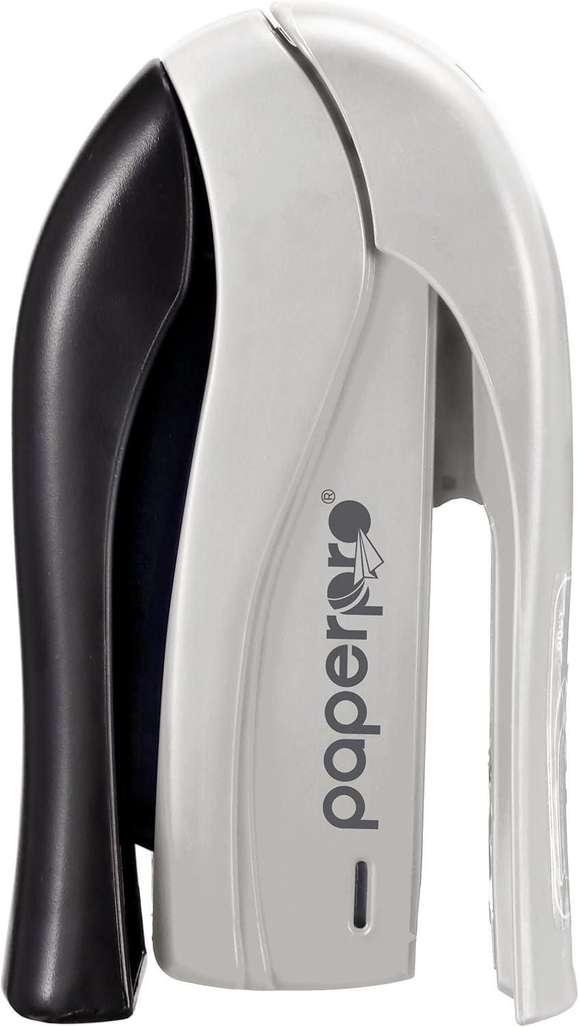 imageBostitch Office inSHAPE Compact Stapler 15 Sheet Capacity One Finger No Effort Spring Powered PurpleAssorted Stapler  No Color Choice