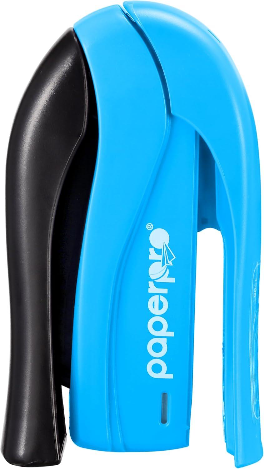 imageBostitch Office inSHAPE Compact Stapler 15 Sheet Capacity One Finger No Effort Spring Powered PurpleAssorted Stapler  No Color Choice