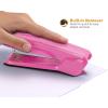 imageBostitch Office Ascend 3 in 1 Stapler Integrated Remover ampamp Staple Storage 420 Staples Included 20 Sheet Capacity Lightweight PinkFull Size