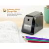 imageBostitch Office Battery Pencil Sharpener 4X Longer Cutter Life Tip Saver Technology Black BPS4BLKBlack