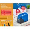 imageBostitch Office Battery Pencil Sharpener 4X Longer Cutter Life Tip Saver Technology Black BPS4BLKBlue
