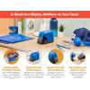 imageBostitch Office Battery Pencil Sharpener 4X Longer Cutter Life Tip Saver Technology Black BPS4BLKBlue
