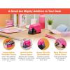 imageBostitch Office Battery Pencil Sharpener 4X Longer Cutter Life Tip Saver Technology Black BPS4BLKPink