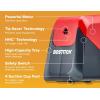 imageBostitch Office Battery Pencil Sharpener 4X Longer Cutter Life Tip Saver Technology Black BPS4BLKRed