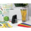 imageBostitch Office Battery Pencil Sharpener Hinged Tray Colored Pencil Compatible Blue BPS2BLUE BPS2BLK