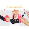 imageBostitch Office Battery Powered Pencil Sharpener Portable Hinged Tray Colored Pencil Compatible Fits In Backpack ampamp Most Pencil Cases Red