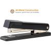 imageBostitch Office Classic Metal Desktop Stapler 20 Sheet Capacity Dual Clinch Opens for Tacking FullStrip Black1 pack