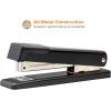 imageBostitch Office Classic Metal Desktop Stapler 20 Sheet Capacity Dual Clinch Opens for Tacking FullStrip Black6 pack