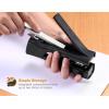 imageBostitch Office Dynamo 4 in 1 Standup Stapler Includes 420 Staples 20 Sheet Capacity Integrated Pencil Sharpener Staple Remover ampamp Staple Storage MagentaMidnight
