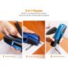 imageBostitch Office Epic Metal 3 in 1 Stapler 25 Sheet Capacity Includes 210 Staples in Staple Storage Compartment ampamp Integrated RemoverBlue