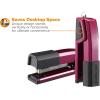imageBostitch Office Epic Metal 3 in 1 Stapler 25 Sheet Capacity Includes 210 Staples in Staple Storage Compartment ampamp Integrated RemoverMagenta