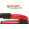 imageBostitch Office Epic Metal 3 in 1 Stapler 25 Sheet Capacity Includes 210 Staples in Staple Storage Compartment ampamp Integrated RemoverRed