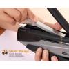 imageBostitch Office Executive 3 in 1 Stapler Includes 21 Staples and Integrated Staple Remover One Finger Stapling No Effort 2 Sheet Capacity Spring Powered Stapler BlackGray INP2Gray