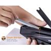 imageBostitch Office Executive 3 in 1 Stapler Includes 21 Staples and Integrated Staple Remover One Finger Stapling No Effort 2 Sheet Capacity Spring Powered Stapler BlackGray INP2Black