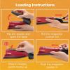 imageBostitch Office Executive 3 in 1 Stapler Includes 210 Staples and Integrated Staple Remover One Finger Stapling No Effort 20 Sheet Capacity Spring Powered Stapler Red20 Sheet Stapler