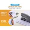 imageBostitch Office Heavy Duty 40 Sheet with 1250 Staples and Staple Remover No Jam Desktop Stapler School Bulletin Boards Office ampamp Classroom Red B175REDVPGray