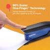 imageBostitch Office InPower SpringPowered Desktop Stapler 20 Sheet Capacity One Finger Stapling Includes 210 Staples Jam Free Opens for Tacking GreenBlue