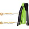 imageBostitch Office InPower SpringPowered Desktop Stapler 20 Sheet Capacity One Finger Stapling Includes 210 Staples Jam Free Opens for Tacking GreenGreen