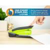 imageBostitch Office InPower SpringPowered Desktop Stapler 20 Sheet Capacity One Finger Stapling Includes 210 Staples Jam Free Opens for Tacking GreenGreen
