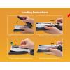 imageBostitch Office InPower SpringPowered Premium Desktop Stapler  One Finger No Effort BlueSilver 1118Black