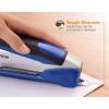 imageBostitch Office InPower SpringPowered Premium Desktop Stapler  One Finger No Effort BlueSilver 1118Blue