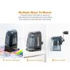 imageBostitch Office MultiMount Manual Pencil Sharpener Vacuum Mount or Screw Mount Black MPS2BLK