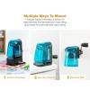 imageBostitch Office MultiMount Manual Pencil Sharpener Vacuum Mount or Screw Mount Blue MPS2BLUE