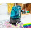 imageBostitch Office MultiMount Manual Pencil Sharpener Vacuum Mount or Screw Mount Blue MPS2BLUE