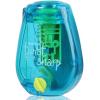 imageBostitch Office Pencil Sharpener TwistNSharp Colored Manual Small Pencil Sharpeners Hand Held 3 Pack Covered Lime Green Blue and Red Color Portable Handheld Sharpeners with Cover PS1ADJX3