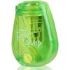imageBostitch Office Pencil Sharpener TwistNSharp Colored Manual Small Pencil Sharpeners Hand Held 3 Pack Covered Lime Green Blue and Red Color Portable Handheld Sharpeners with Cover PS1ADJX3