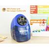imageBostitch Office QuietSharp 6 Electric Pencil Sharpener Heavy Duty Classroom Sharpener Size Selector with 6 Different Sizes Perfect for Classroom and Homeschool Use BlackBlue Classroom Sharpener