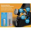 imageBostitch Office QuietSharp 6 Electric Pencil Sharpener Heavy Duty Classroom Sharpener Size Selector with 6 Different Sizes Perfect for Classroom and Homeschool Use BlackBlack Classroom Sharpener