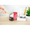 imageBostitch Office QuietSharp Executive Heavy Duty Electric Pencil Sharpener for 65 Faster Sharpening and 6X Longer Cutter Life  Colored Pencil Compatible Red