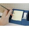 imageBostitch Office Sticky Note Holder  Business Card Stand Includes Pen Holders BlueBlue