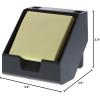 imageBostitch Office Sticky Note Holder  Business Card Stand Includes Pen Holders BlueGray