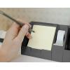 imageBostitch Office Sticky Note Holder  Business Card Stand Includes Pen Holders BlueGray