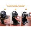 imageBostitch Office SuperPro Glow Extra Heavy Duty Commercial Classroom Electric Pencil Sharpener with Replaceable Cutter Cartridge System 6Hole SilverBlack ampamp Bostitch Replacement Cutter for EPS14HC