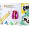 imageBostitch Office TwistNSharp Manual Pencil Sharpener Easy Open Tray Perfect for Kids Works with Colored Pencils ampamp Makeup Pencils 3Pack3 Pack