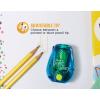 imageBostitch Office TwistNSharp Manual Pencil Sharpener Easy Open Tray Perfect for Kids Works with Colored Pencils ampamp Makeup Pencils 3Pack36 Pack