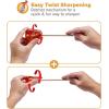imageBostitch Office TwistNSharp Manual Pencil Sharpener Single Hole 3Pack 1 Pack