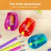 imageBostitch Office TwistnSharp Pencil Sharpener for Kids ampamp Colored Pencils Pink PS1PINKECAssorted