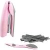 imageBostitch Office Velvet Stapler Value Kit NoJam Includes Staples and Magnetic Staple Remover Pink B326PPVLTPNKAB1830