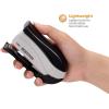 imageBostitch Office inSHAPE Compact Stapler 15 Sheet Capacity One Finger No Effort Spring Powered PurpleBlack