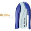 imageBostitch Office inSHAPE Compact Stapler 15 Sheet Capacity One Finger No Effort Spring Powered PurpleBlue