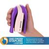 imageBostitch Office inSHAPE Compact Stapler 15 Sheet Capacity One Finger No Effort Spring Powered PurplePurple