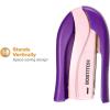 imageBostitch Office inSHAPE Compact Stapler 15 Sheet Capacity One Finger No Effort Spring Powered PurplePurple