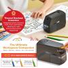 imageBostitch Portable Rechargeable Horizontal Battery Pencil Sharpener Helical Blade for No2Colored Pencils Black
