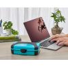 imageIts Academic Hard Pencil Case Durable Plastic Pencil Box KidFriendly Design Pink ampamp BlueBlue  1Pack