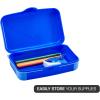 imageIts Academic Hard Pencil Case Durable Plastic Pencil Box KidFriendly Design Pink ampamp BlueBlue  2Pack