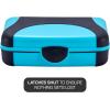 imageIts Academic Hard Pencil Case Durable Plastic Pencil Box KidFriendly Design Pink ampamp BlueBlue  2Pack